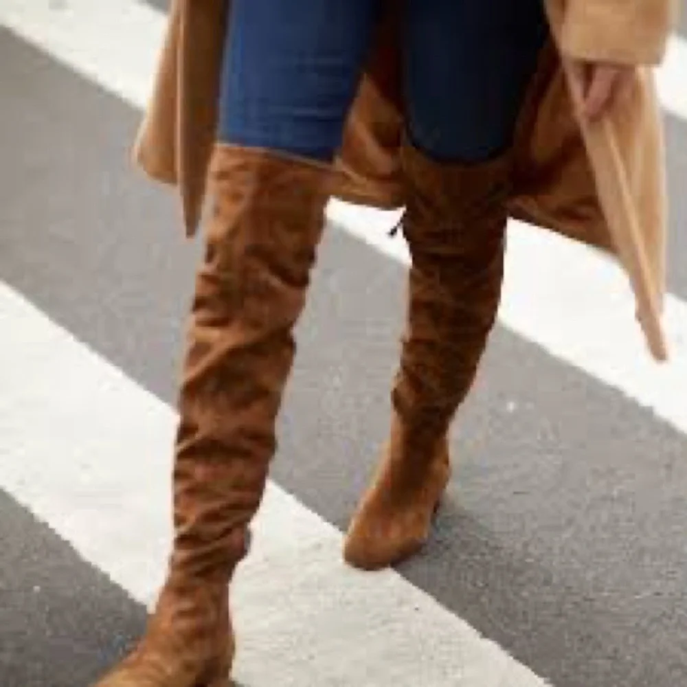 Aquatalia Walnut Brown Suede Lisandra Over The Knee Thigh High Waterproof Boot 6